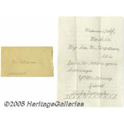 Shirley Temple Letter and Still (March 5, 1936) S