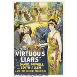 Virtuous Liars (Vitagraph, 1924) One Sheet (27" X
