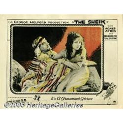 The Sheik (Paramount, 1921). Lobby Card (11" X 14