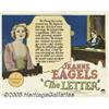 Image 1 : The Letter (Paramount, 1929) Half Sheet (22" X 28