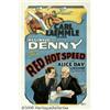 Image 1 : Red Hot Speed (Universal, 1929) One Sheet (27" X 
