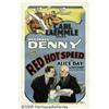 Image 2 : Red Hot Speed (Universal, 1929) One Sheet (27" X 
