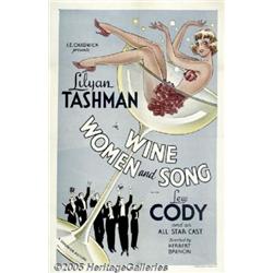 Wine, Woman and Song (Chadwick Pictures, 1933) On
