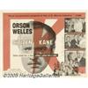 Image 1 : Citizen Kane (RKO, R-1956) Half Sheet (22" X 28")