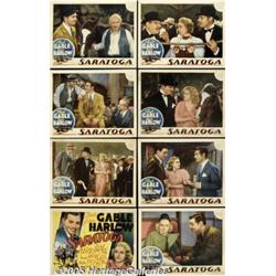 Saratoga (MGM, 1937) Lobby Card Set of 8 (11" X 1