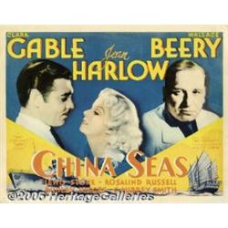 China Seas (MGM, 1935) Title Lobby Card (11" X 14