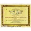 Image 2 : Gone With the Wind (MGM, 1939) Title Lobby Card (