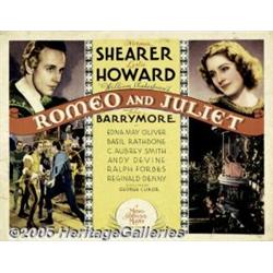Romeo and Juliet (MGM, 1936) Half Sheet (22" X 28