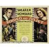 Image 2 : Romeo and Juliet (MGM, 1936) Half Sheet (22" X 28