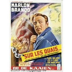 On the Waterfront (Columbia, 1954) Belgian Poster