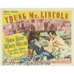 Young Mr. Lincoln (20th Century Fox, 1939) Half S