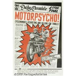 Motor Psycho (Eve Productions, 1965) One Sheet (2