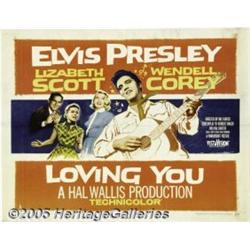 Loving You (Paramount, 1957) Half Sheet (22  X 28