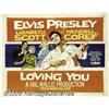 Image 1 : Loving You (Paramount, 1957) Half Sheet (22" X 28