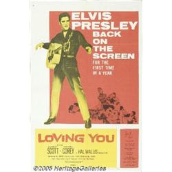 Loving You (Paramount, R-1959) One Sheet (27  X 4