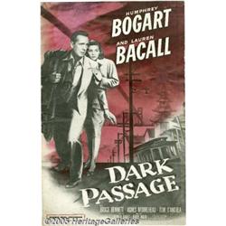 Dark Passage (Warner Brothers, 1958) Pressbook (M