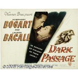 Dark Passage (Warner Brothers, 1958) Half Sheet (