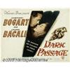 Image 1 : Dark Passage (Warner Brothers, 1958) Half Sheet (