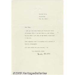 Walter Huston Autographed Still (Circa 1929) Stil