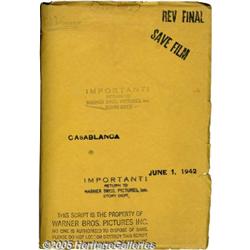 Casablanca (Warner Brothers, 1942) Script (158 Pa