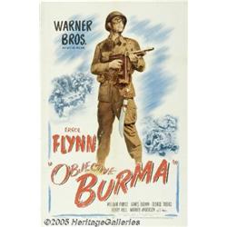 Objective Burma (Warner Brothers, 1945) One Sheet