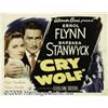 Image 1 : Cry Wolf (Warner Brothers, 1947) Half Sheet (22" 