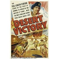 Desert Victory (20th Century Fox, 1943) One Sheet