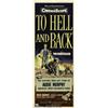 Image 1 : To Hell and Back (Universal, 1955) Insert (14" X 