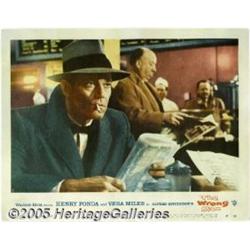 The Wrong Man (Warner Brothers, 1956) Lobby Card 