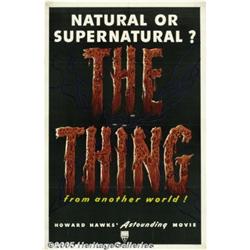The Thing From Another World (RKO, 1951) One Shee