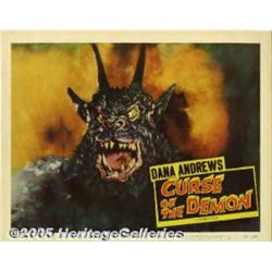 Curse of the Demon (Columbia, 1957). Lobby Card (