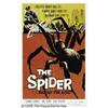 Image 1 : The Spider (AIP, 1958) One Sheet (27" X 41"). Whe