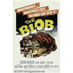The Blob (Paramount, 1958) One Sheet (27" X 41").