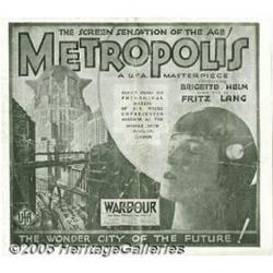 Metropolis (UFA, 1927) British Herald. This impre