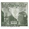Image 1 : Metropolis (UFA, 1927) British Herald. This impre