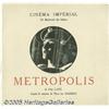 Image 1 : Metropolis (UFA, 1927) French Program (Multiple P