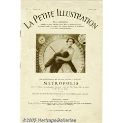 Metropolis (UFA, 1927). French Program (8  X 11.5