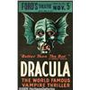 Image 1 : Dracula (Stage Play, 1928) Window Card (14" X 22"