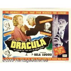 Dracula (Realart, R-1951) Half Sheet (22" X 28").