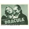 Image 1 : Dracula (Universal, R-1938) Title Lobby Card (11"