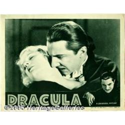 Dracula (Universal, R-1938). Lobby Card (11" X 14