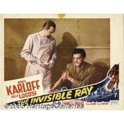 The Invisible Ray (Realart, R-1948). Lobby Card (