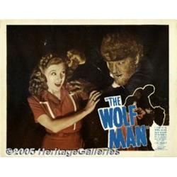 The Wolf Man (Realart, R-1948). Lobby Card (11" X