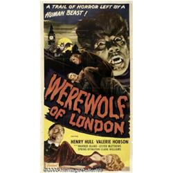 WereWolf of London (Realart, R-1951) Three Sheet 