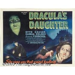 Dracula's Daughter (Universal, 1936) Half Sheet (