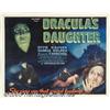 Image 1 : Dracula's Daughter (Universal, 1936) Half Sheet (