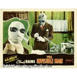 The Invisible Man (Realart, R-1951). Lobby Card (