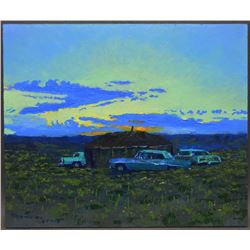 NAVAJO INDIAN PAINTING (REDWING NEZ)