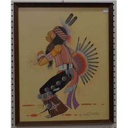 PAPAGO INDIAN PAINTING (CHIAGO)