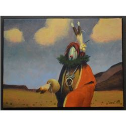 NAVAJO INDIAN PAINTING (BAHE)